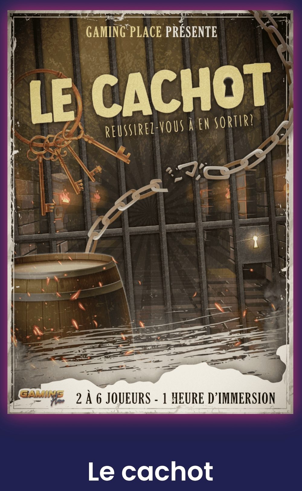Affiche Le Cachot